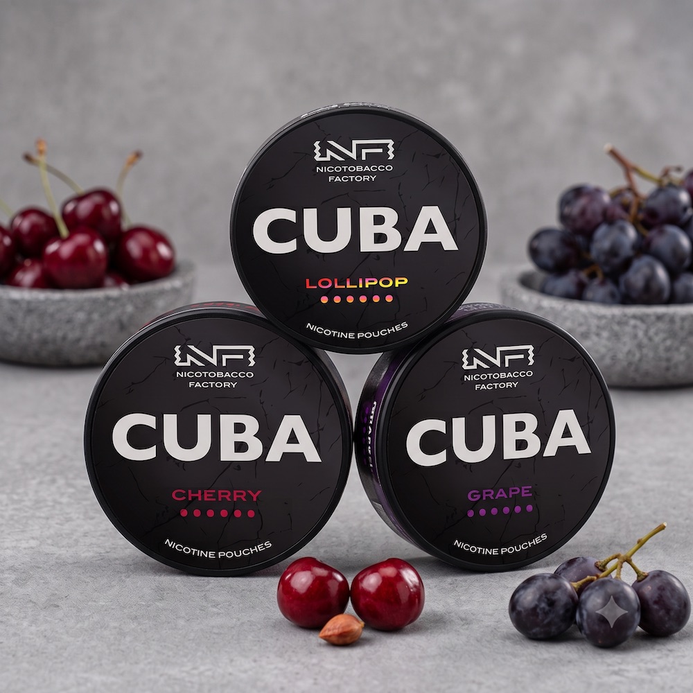 cuba-black-bestsellers-nikotinbeutel-12-dosen-kirsche-bundle image 1