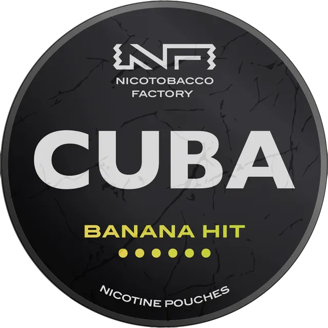 cuba-black-banana-hit-nikotinbeutel-20-pouches-extra-stark image 1