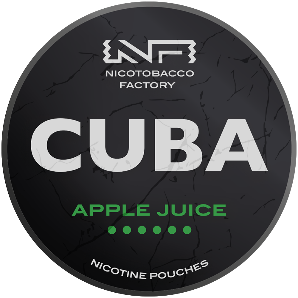 cuba-black-apple-juice-nikotinbeutel-apfel-43-mg-20-st-ck image 1