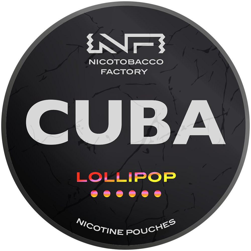 cuba-black-lollipop-nikotinbeutel-43mg-20-beutel-extra-stark image 1