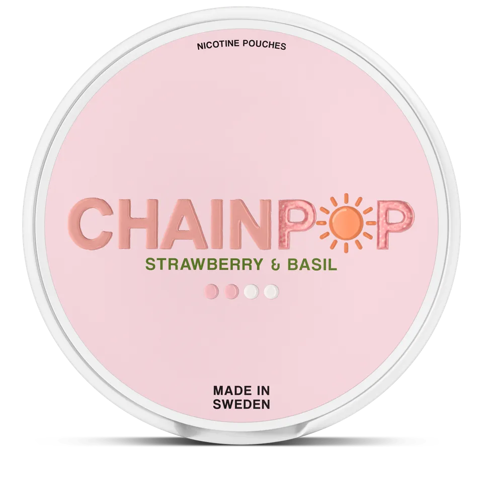 chainpop-pop-strawberry-basil-nikotinbeutel-erdbeere image 1