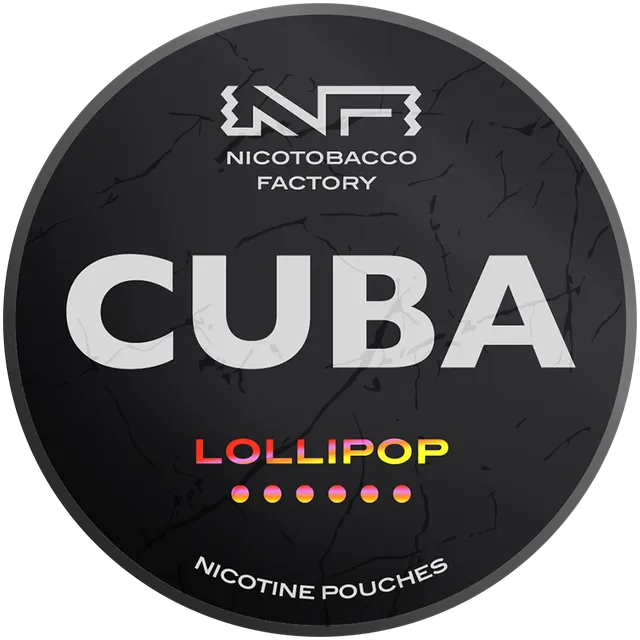 cuba-black-lollipop-nikotinbeutel-43mg-20-beutel-extra-stark image 1