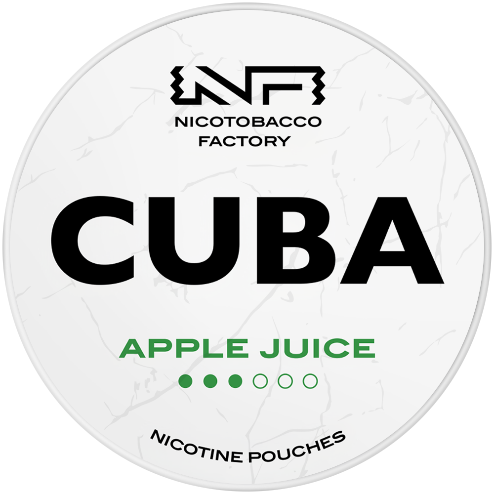 cuba-white-apple-juice-nikotinbeutel-20er-apfel-mild image 1