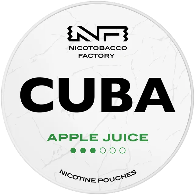 cuba-white-apple-juice-nikotinbeutel-20er-apfel-mild image 1
