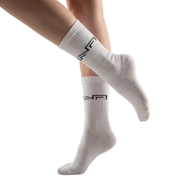 cuba-merch-branded-socks-crew-socken-wei-baumwolle image 1