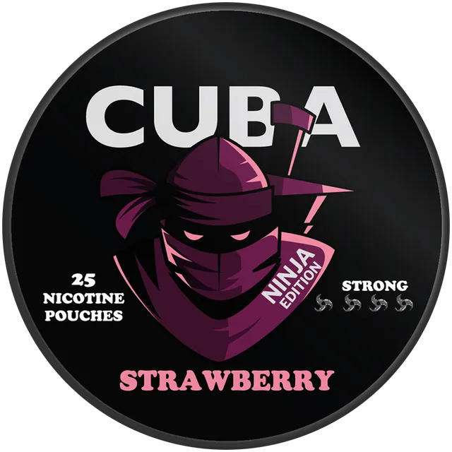 cuba-ninja-strawberry-nikotinbeutel-15-6mg-erdbeere-25er image 1